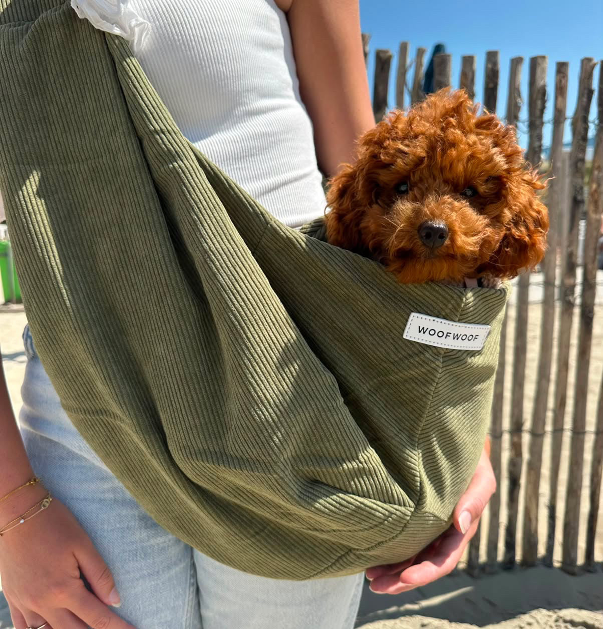 HONDEN DRAAGZAK GROEN