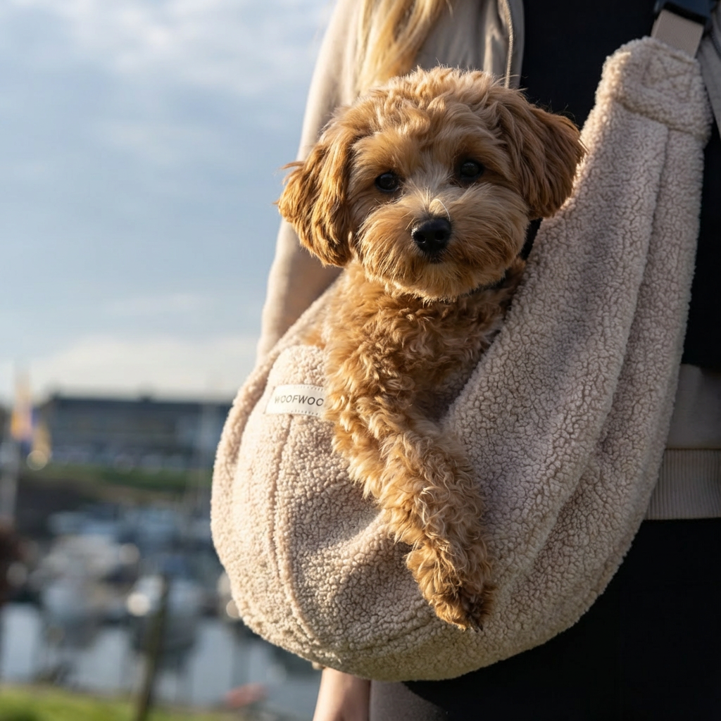HONDEN DRAAGZAK BEIGE